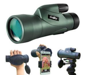 Gosky 12x55 High Definition Monocular Telescope and Quick Smartphone Holder
