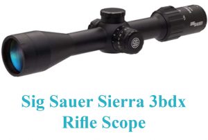 Sig Sauer Sierra 3bdx Rifle Scope