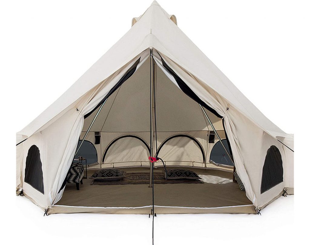 White Duck Premium Canvas Tent with Stove Jack