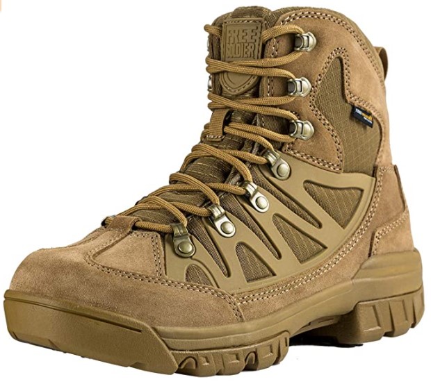 FREE SOLDIER Men's Tactical Lightweight Hiking Boots
