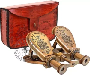 Hanzla Collection Vintage Brass Binocular