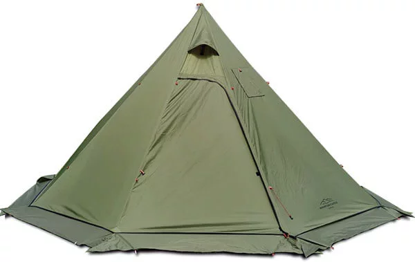 Hunting tent with stove