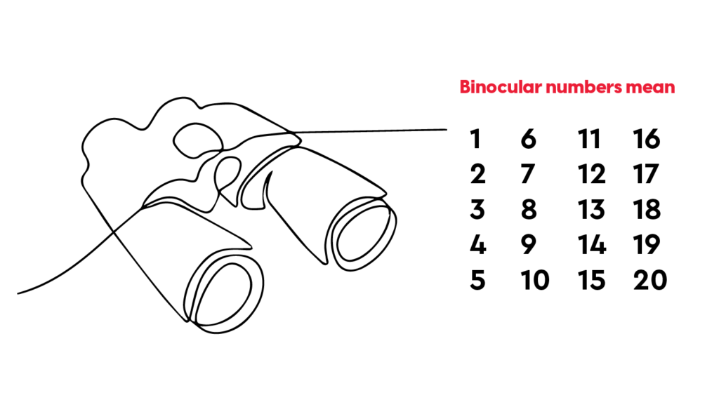 What do binocular numbers mean