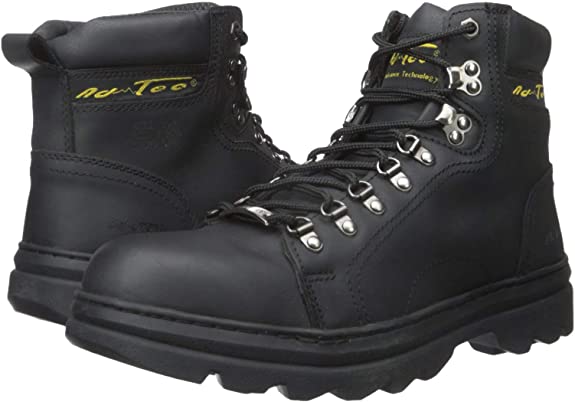 Ad Tec 6IN Men’s Steel Toe Classic Clog Garden Leather Hiker Work Boots