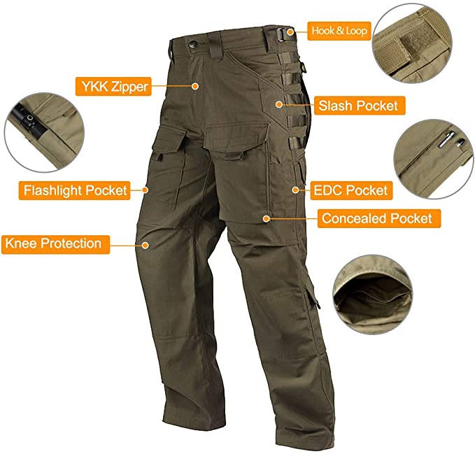 FREE SOLDIER Men's Outdoor Tactical Pants