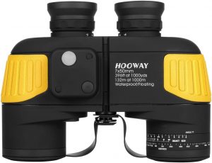 Hooway 7x50 Waterproof Fogproof Military Marine Binoculars