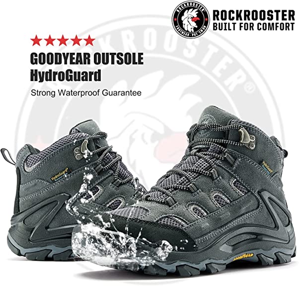 ROCKROOSTER Newland Waterproof Hiking Boots