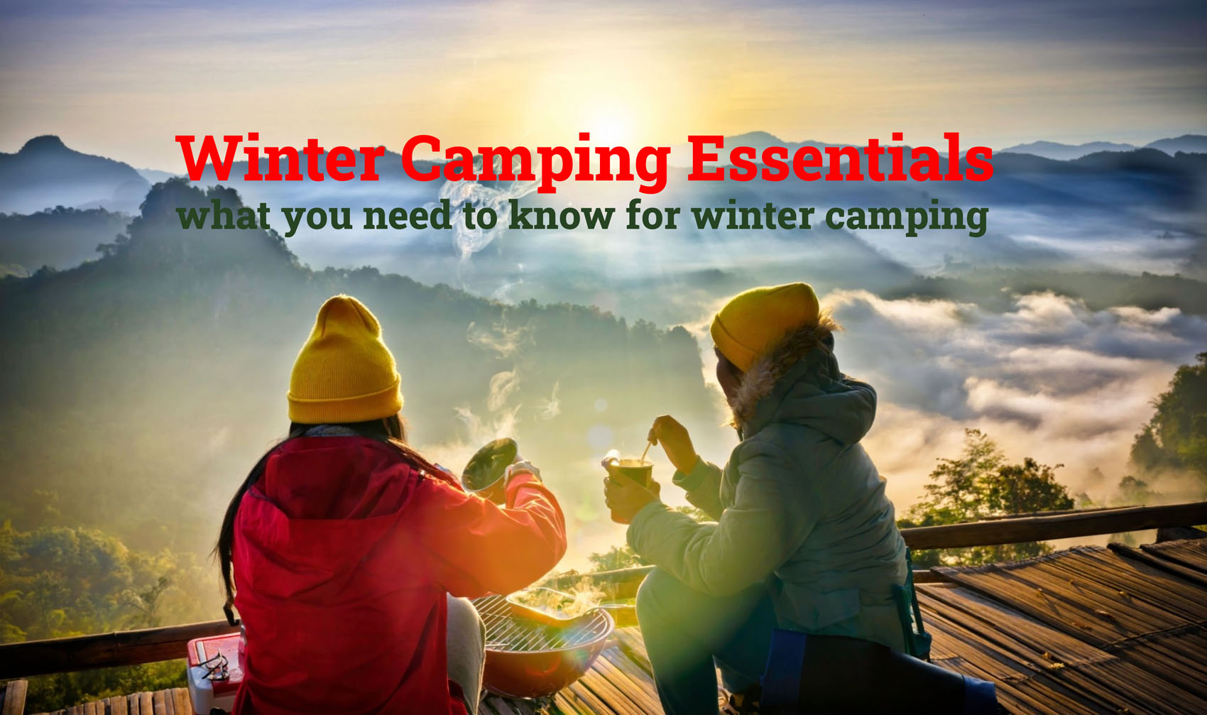 Winter camping essentials