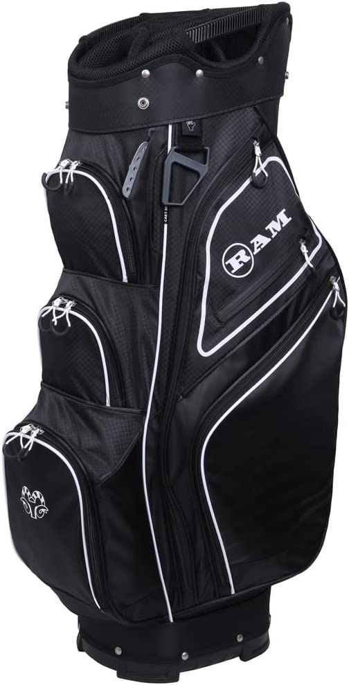 Ram Golf Accubar Cart Bag with 14 Way Full Length Divider System