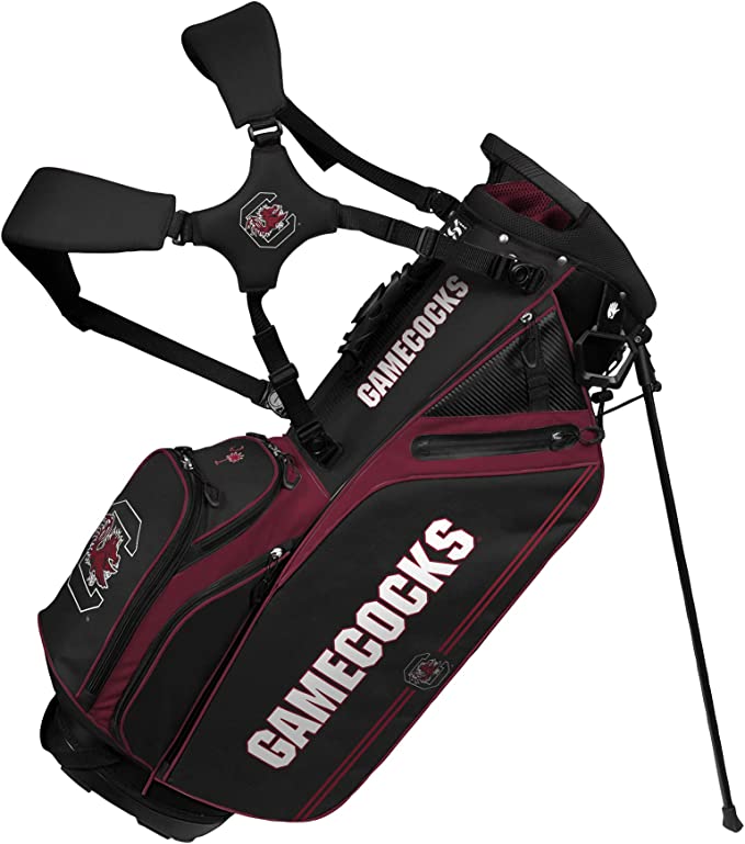South Carolina Gamecocks Caddie Carry Hybrid Golf Stand Bag